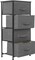 Sorbus Dresser with 4 Drawers - Bedside Furniture & Night Stand End Table Dresser with Steel Frame, Wood Top, Easy Pull Fabric Bins for Home, Bedroom Accessories, Office & Dorm